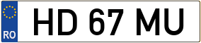 Truck License Plate